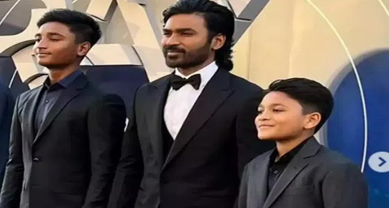 కొడుకులతో అవతార్‌ వీక్షించిన ధనుష్‌
