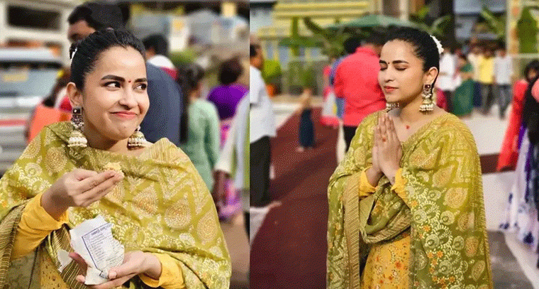 అమ్మవారి ఆలయంలో కనిపించిన టాలీవుడ్ స్టార్ ఎవరో తెలుసా?