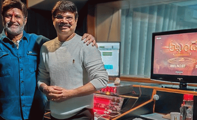 'అఖండ 2' కి డబ్బింగ్ ని పూర్తి చేసుకున్న బాలకృష్ణ  