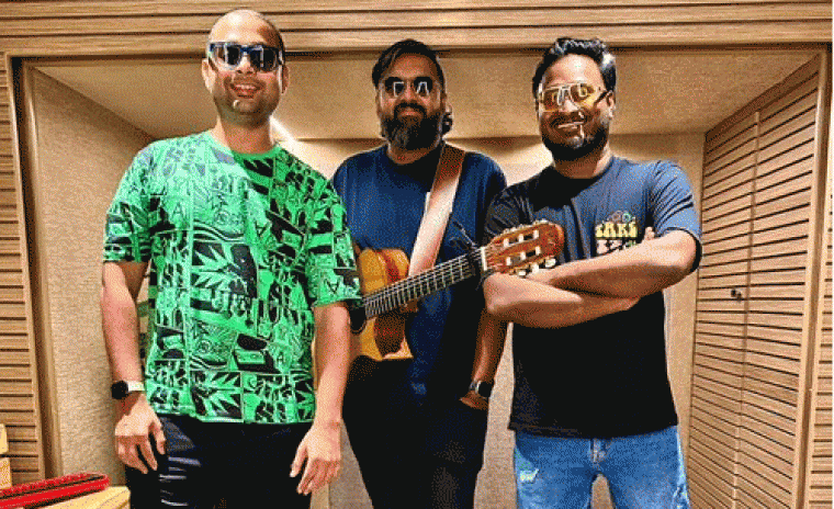 ఫుల్ స్వింగ్ లో 'ఆంధ్ర కింగ్ తాలూకా' మ్యూజిక్ సిట్టింగ్స్