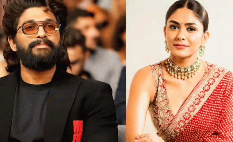 అలు అర్జున్ కి జోడిగా మృణాల్ ఠాకూర్  