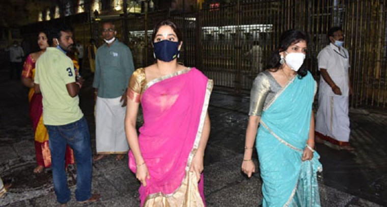 శ్రీవారి సేవలో శ్రీదేవి కూతురు
