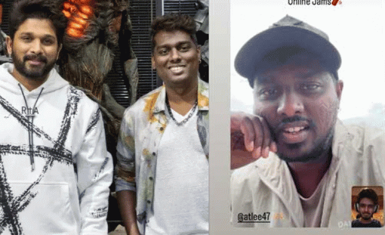 AA22XA6 కోసం అట్లీ మరియు సాయి అభ్యంక్కర్ జామ్ సెషన్