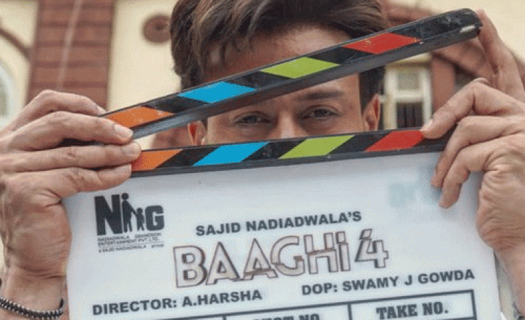 'భాగీ 4' షూటింగ్ ని పూర్తి చేసుకున్న టైగర్ ష్రాఫ్ 