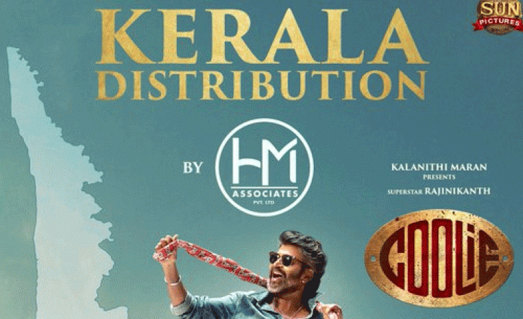 కేరళ డిస్ట్రిబ్యూషన్ పార్టనర్ ని లాక్ చేసిన 'కూలీ' 