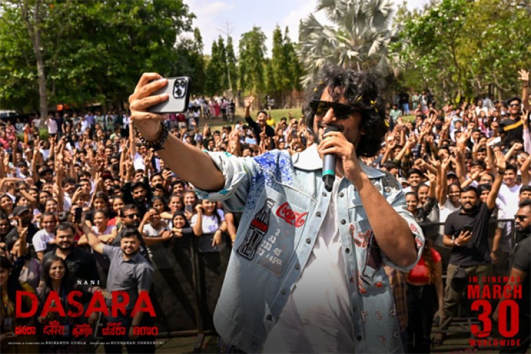 అహ్మదాబాద్ లో నాని దసరా నవరాత్రి సెలెబ్రేషన్స్ 