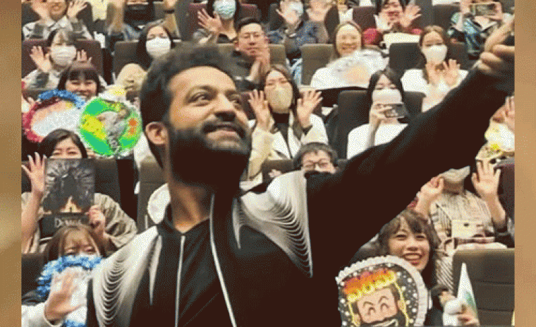వైరల్ వీడియో: 'దేవర' జపాన్ ప్రీమియర్‌ కి భారీ రెస్పాన్స్ 