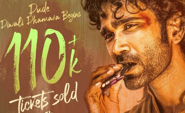 బుక్ మై షోలో 'డ్యూడ్' జోరు