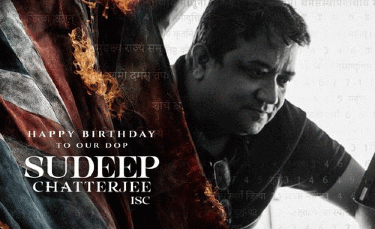 DOP సుదీప్ ఛటర్జీకి పుట్టినరోజు శుభాకాంక్షలు తెలియజేసిన 'ఫౌజీ' బృందం