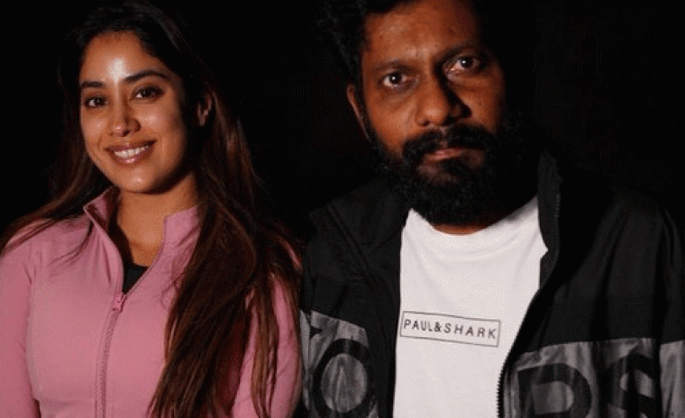 దర్శకుడు బుచి బాబు సనాతో AMB సినిమాస్ లో జాన్వి కపూర్