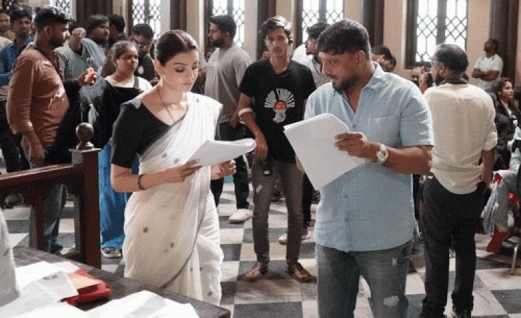 'ది ఇండియా స్టోరీ' షూటింగ్ ని పూర్తి చేసుకున్న కాజల్ 