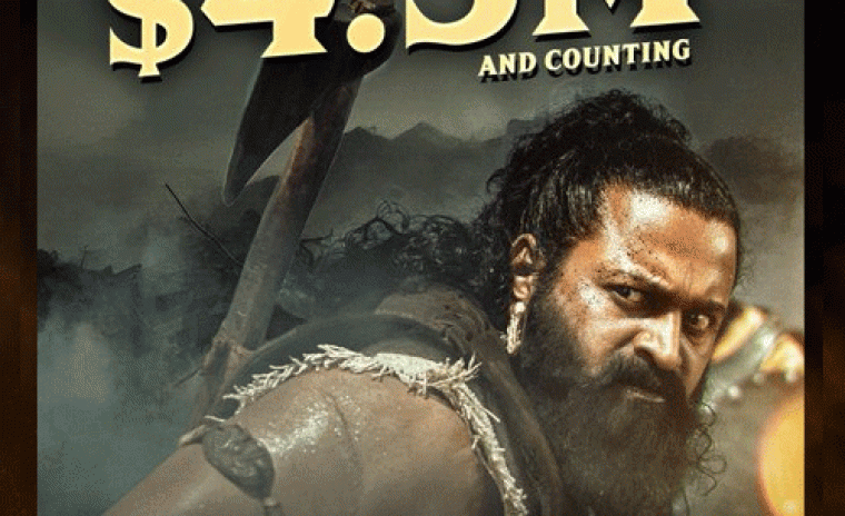 $4.3M మార్క్ కి చేరుకున్న 'కాంతారా చాప్టర్ 1' నార్త్ అమెరికా గ్రాస్ 