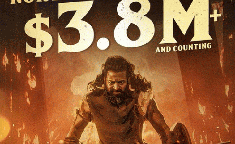 $4M మార్క్ కి చేరువలో 'కాంతారా చాప్టర్ 1' నార్త్ అమెరికా గ్రాస్ 