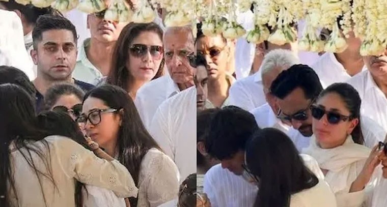 మాజీ భర్త అంత్యక్రియలు.. కన్నీరు పెట్టుకున్న హీరోయిన్