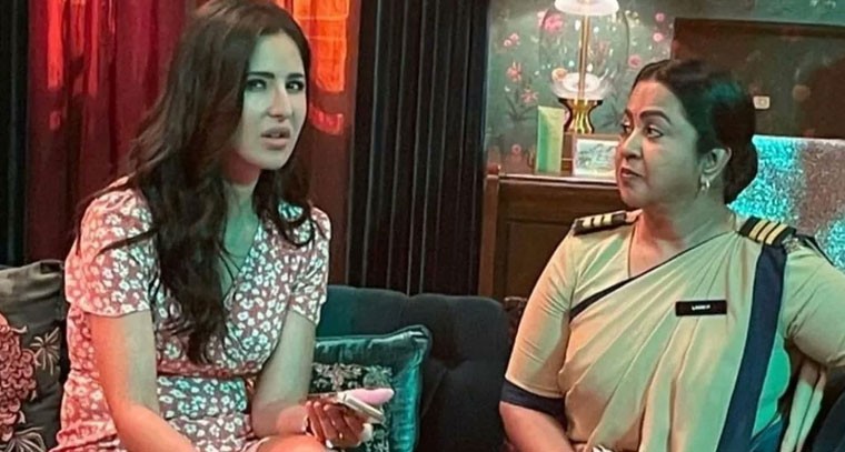 సెట్స్ లో కత్రినా, రాధిక