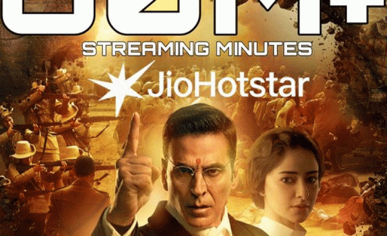 60M+ స్ట్రీమింగ్ మినిట్స్ ని క్లాక్ చేసిన 'కేసరి చాప్టర్ 2' 