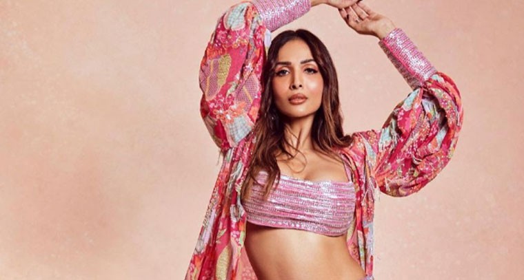  పింక్ లాంగ్ స్కర్ట్ లో మలైకా అరోరా  స్టిల్స్ 