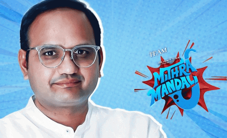 ప్రొడ్యూసర్ కళ్యాణ్ కి పుట్టినరోజు శుభాకాంక్షలు తెలియజేసిన 'మిత్ర మండలి' బృందం