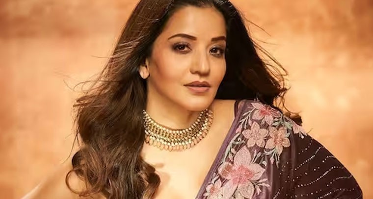 చీరలో నటి మోనాలిసా 