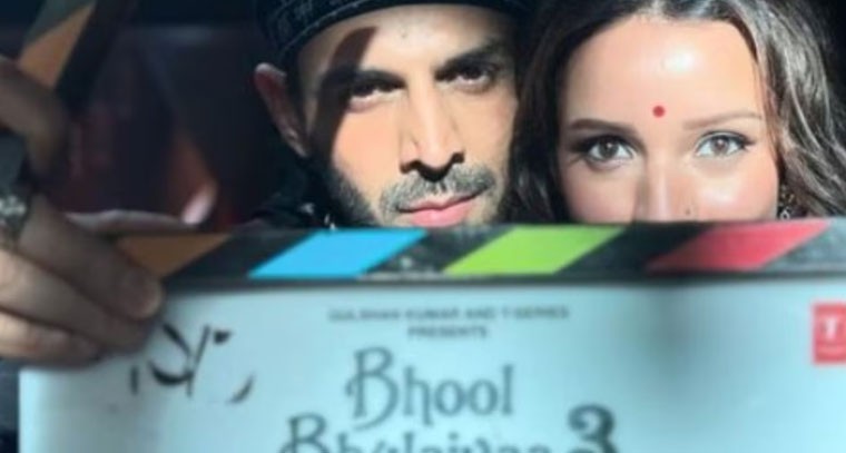 భూల్ భూలయ్యా 3 సెట్స్ నుండి తృప్తి దిమ్రీ  ఫస్ట్ లుక్‌