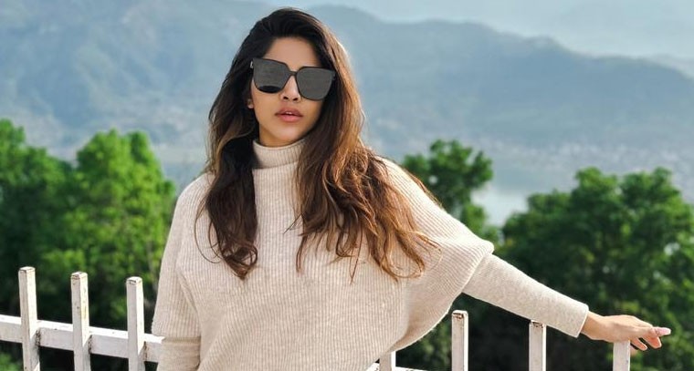 సూపర్ గ్లామ‌ర్ తో మెరిసిన నభా నటేష్