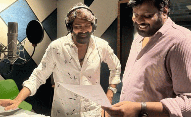 'మాస్ జాతర' కోసం డబ్బింగ్ ని ప్రారంభించిన నవీన్ చంద్ర 