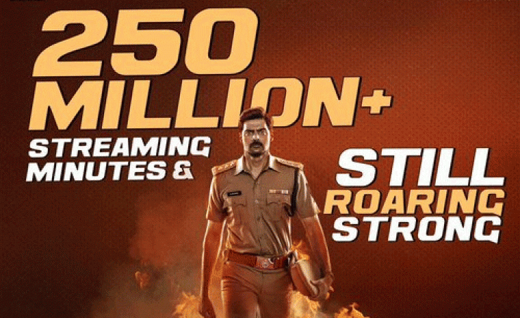250M+ స్ట్రీమింగ్ మినిట్స్ ని క్లాక్ చేసిన 'ఎలెవెన్' 