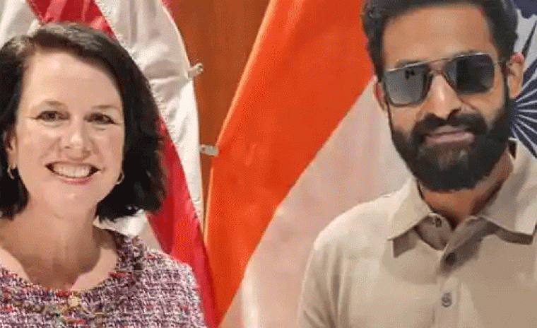 యు.ఎస్. కాన్సుల్ జనరల్ హైదరాబాద్‌తో జూనియర్ ఎన్టీఆర్ 