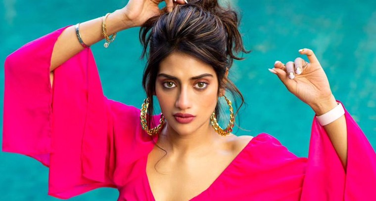 పింక్ షేడ్ క్రాప్ టాప్ లో నుస్రత్ జహాన్ స్టిల్స్ 