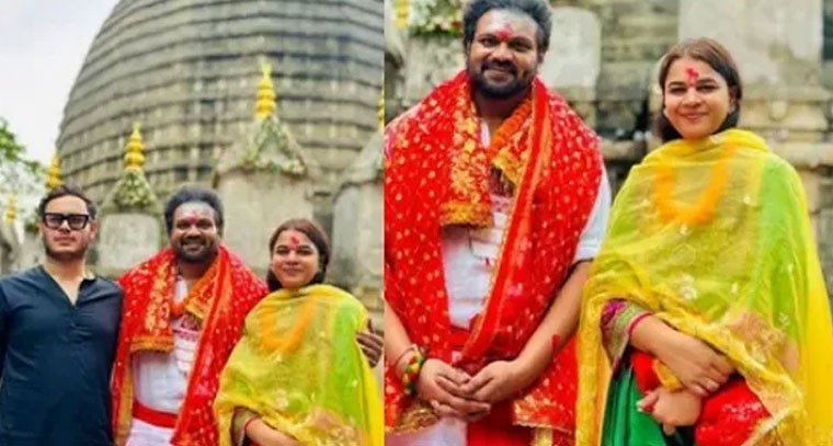 అస్సాంలోని కామాఖ్య దేవిని దర్శించుకున్న మంచు మనోజ్.. ఫోటోస్ వైరల్