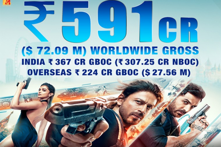 ఆర్రోజుల్లో 600కోట్లకు చేరువలో... పఠాన్..!!