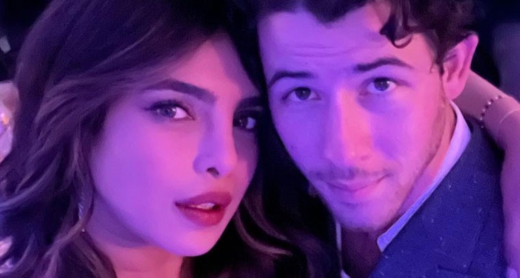 ఫ్రెండ్ వెడ్డింగ్ లో  ప్రియాంక, నిక్ జోనాస్ సందడి !