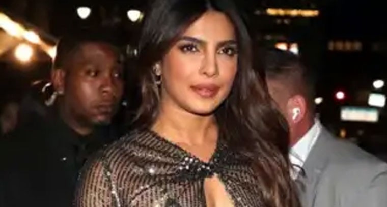 క్లీవేజ్ కట్ డ్రెస్‌లో ప్రియాంక చోప్రా !