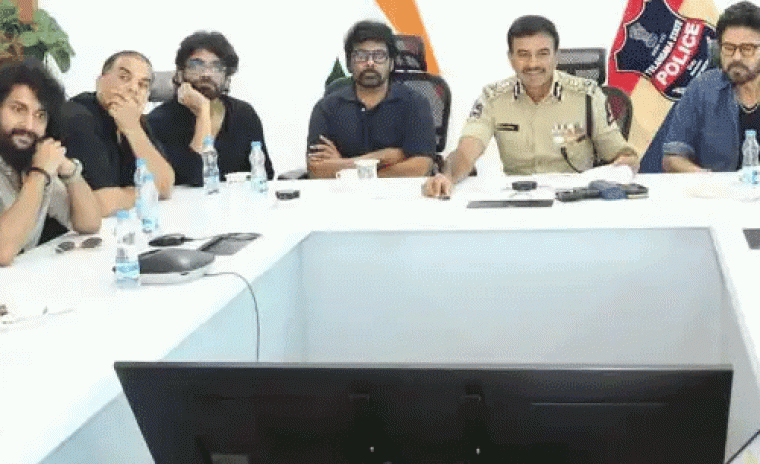 పైరసీపై హైదరాబాద్ పోలీసులతో చర్చలు జరిపిన టాలీవుడ్ సెలబ్రిటీలు