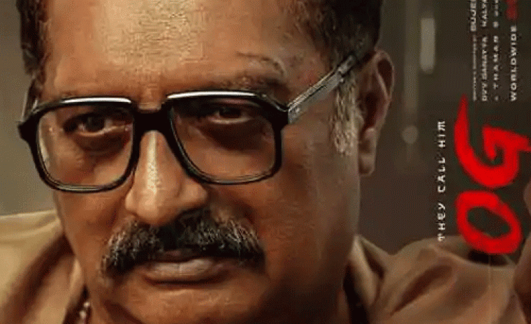 'OG' నుండి ప్రకాష్ రాజ్ క్యారెక్టర్ పోస్టర్ రిలీజ్ 