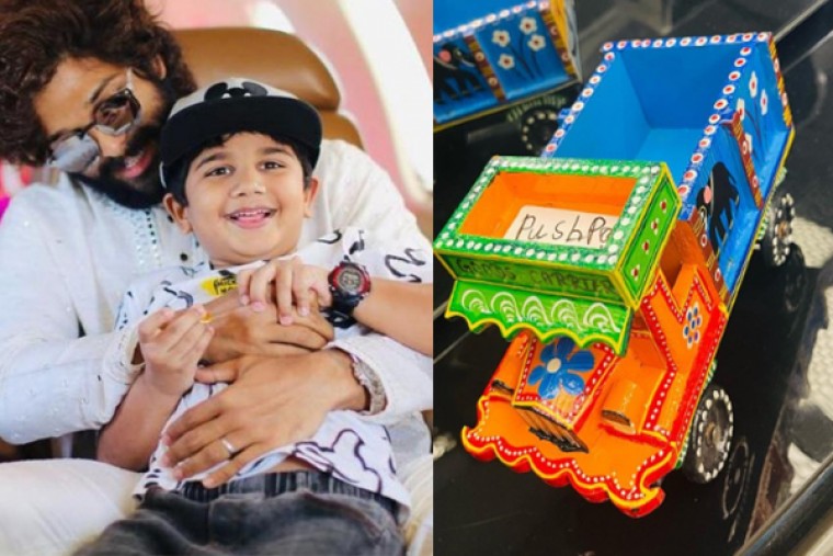 అల్లు అర్జున్ కి 'పుష్ప' లారీ బహుమతి..ఇచ్చిందెవరో తెలుసా..?