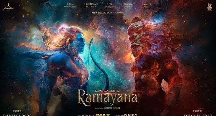 రెండు భాగాలుగా రామాయణం 2026, 2027 దీపావళికి విడుదల