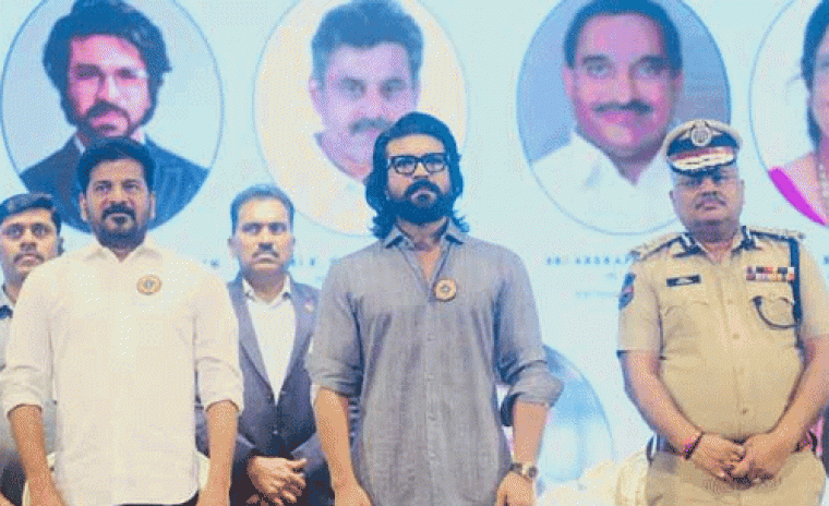 తెలంగాణలో మాదకద్రవ్యాలపై పోరాటంలో ఐక్యత కోసం పిలుపునించిన రామ్ చరణ్ 