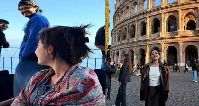 నెట్టింట వైరల్ అవుతున్న రష్మిక మందన్న వెకేషన్ ఫొటోలు
