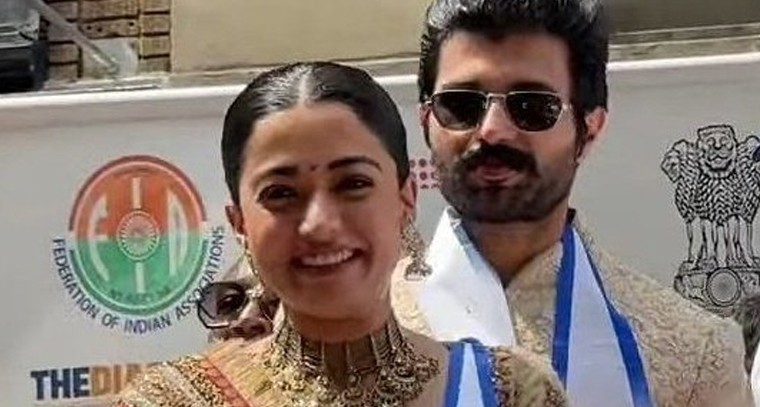 న్యూయార్క్ సిటీలో విజయ్ దేవరకొండ, రష్మిక సందడి