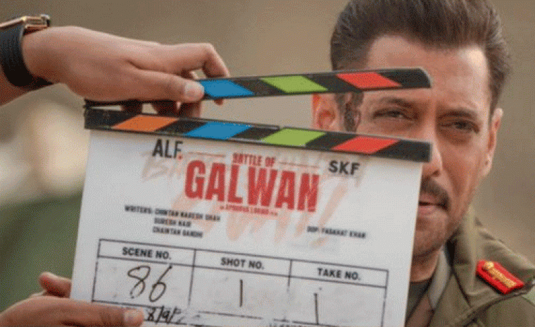 'గాల్వాన్' షూటింగ్ ని ప్రారంభించిన సల్మాన్ ఖాన్