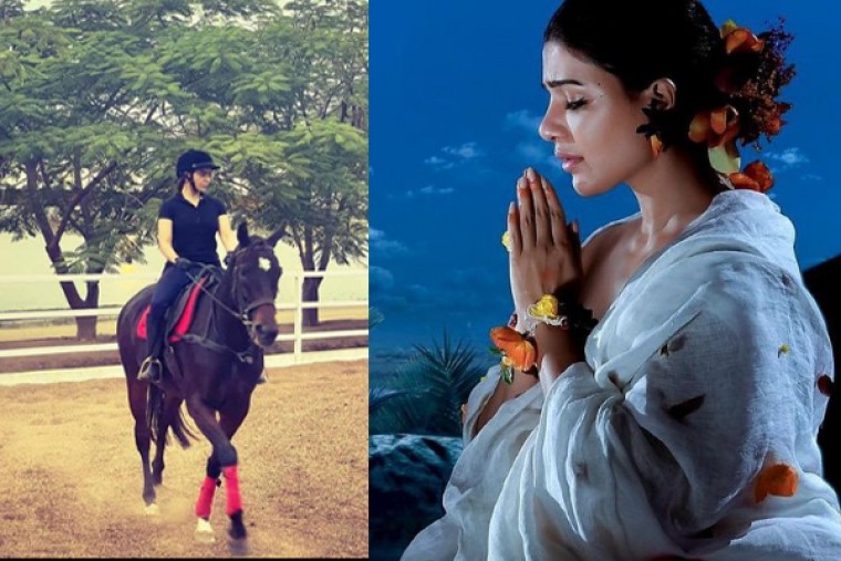 వైరల్ పిక్ : సమంత హార్స్ రైడింగ్ 