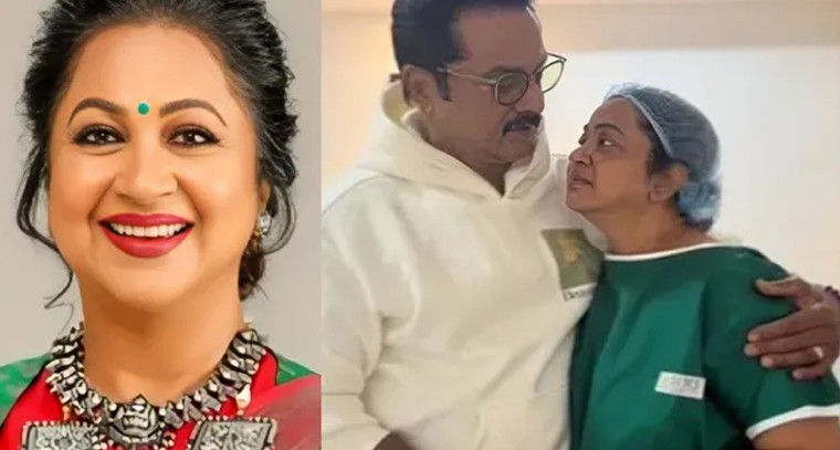 ప్రముఖ నటి రాధికకు అస్వస్థత!.. ఆస్పత్రిలో పిక్స్ వైరల్