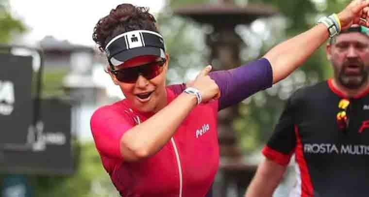 'ఐరన్‌మ్యాన్ 70.3' ట్రయాథ్లాన్‌ను రెండు సార్లు పూర్తిచేసిన సినీ నటి సయామీ ఖేర్