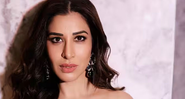 గోల్డెన్ అవుట్‌ఫిట్ లో  సోఫీ చౌదరి 