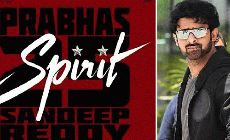 మ్యూజిక్ సెషన్స్ ని పూర్తి చేసుకున్న 'స్పిరిట్' 