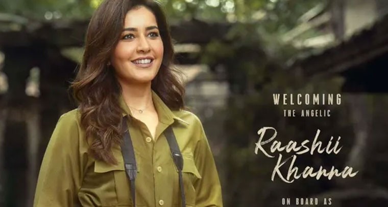 'ఉస్తాద్ భగత్ సింగ్' సెట్‌లో అడుగుపెట్టిన‌ రాశీ ఖన్నా