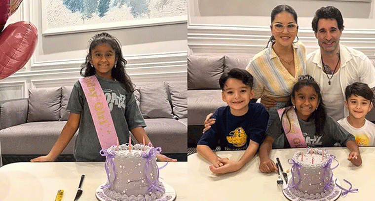 సన్నీ లియోన్ కూతురి పుట్టినరోజు వేడుకలు