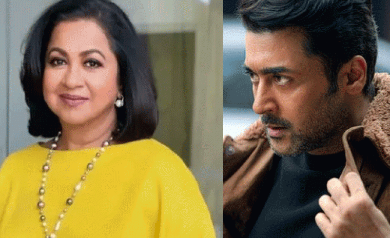 'సూర్య 46' షూట్ లో జాయిన్ అయ్యిన రాధికా శరత్ కుమార్  