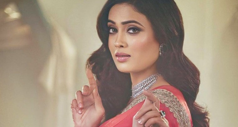 రెడ్ కలర్ చీర లో శ్వేతా తివారీ 